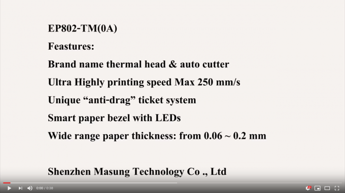 Beberapa LED Deteksi Kios Printer Thermal Kecepatan 250mm / s Untuk Taruhan Olahraga